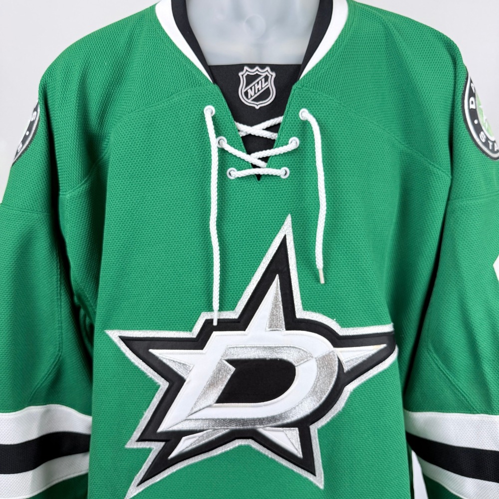 Jamie Seguin 91 Dallas Stars Reebok Premier NHL Hockey Jersey Mens Large Green - Picture 5 of 16